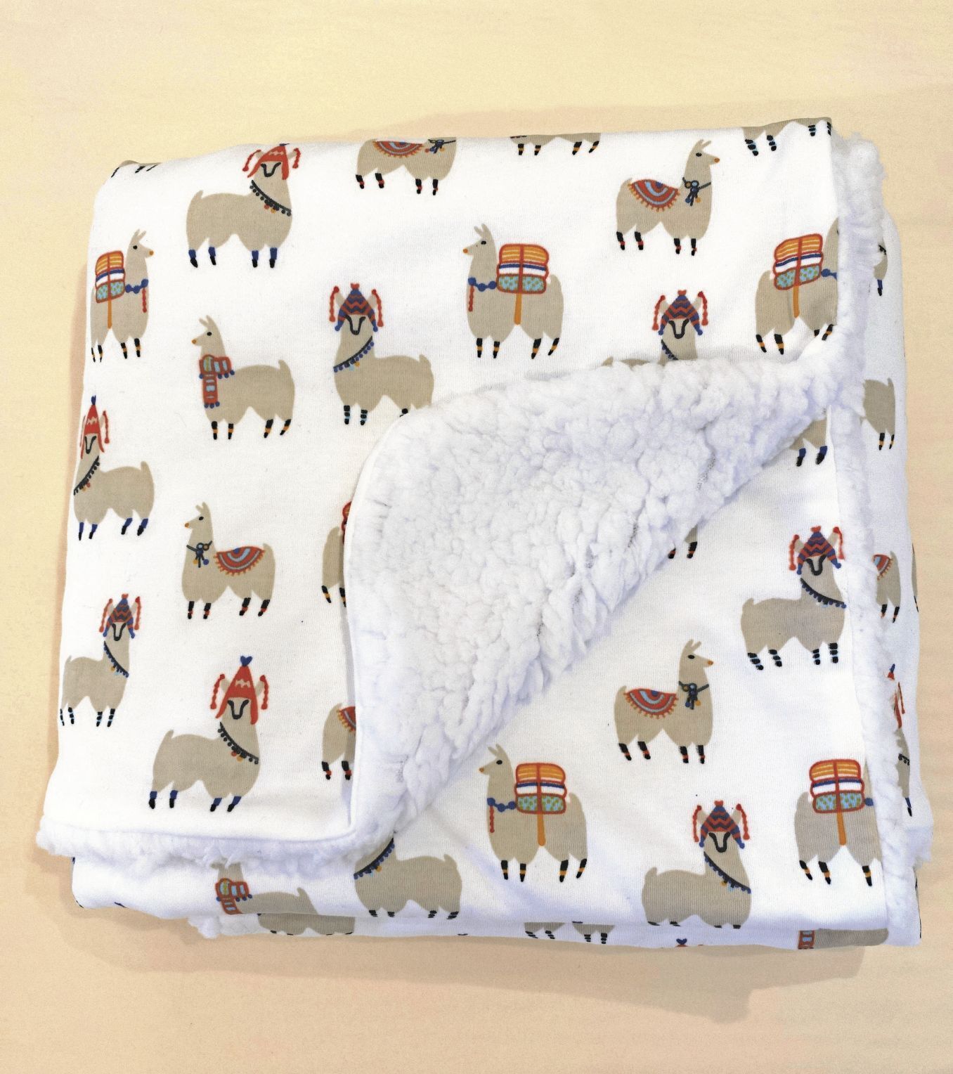 Llama Baby Blanket by Asher Market